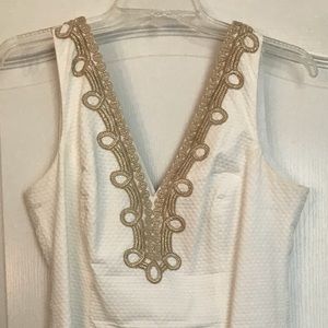 White Lilly Pulitzer Bentley Shift dress, GUC